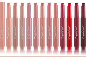 12 Colors Dewy Melting Lipstick High-Shine Glow & Wet Look Glossy Finish Lip Color, Vivid Color Gloss Lip Makeup,Lip Stain for Women